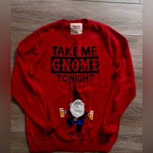 Mossimo Supply Co. Unisex (Men’s Sizing) Party Gnome Ugly Christmas Sweater Med